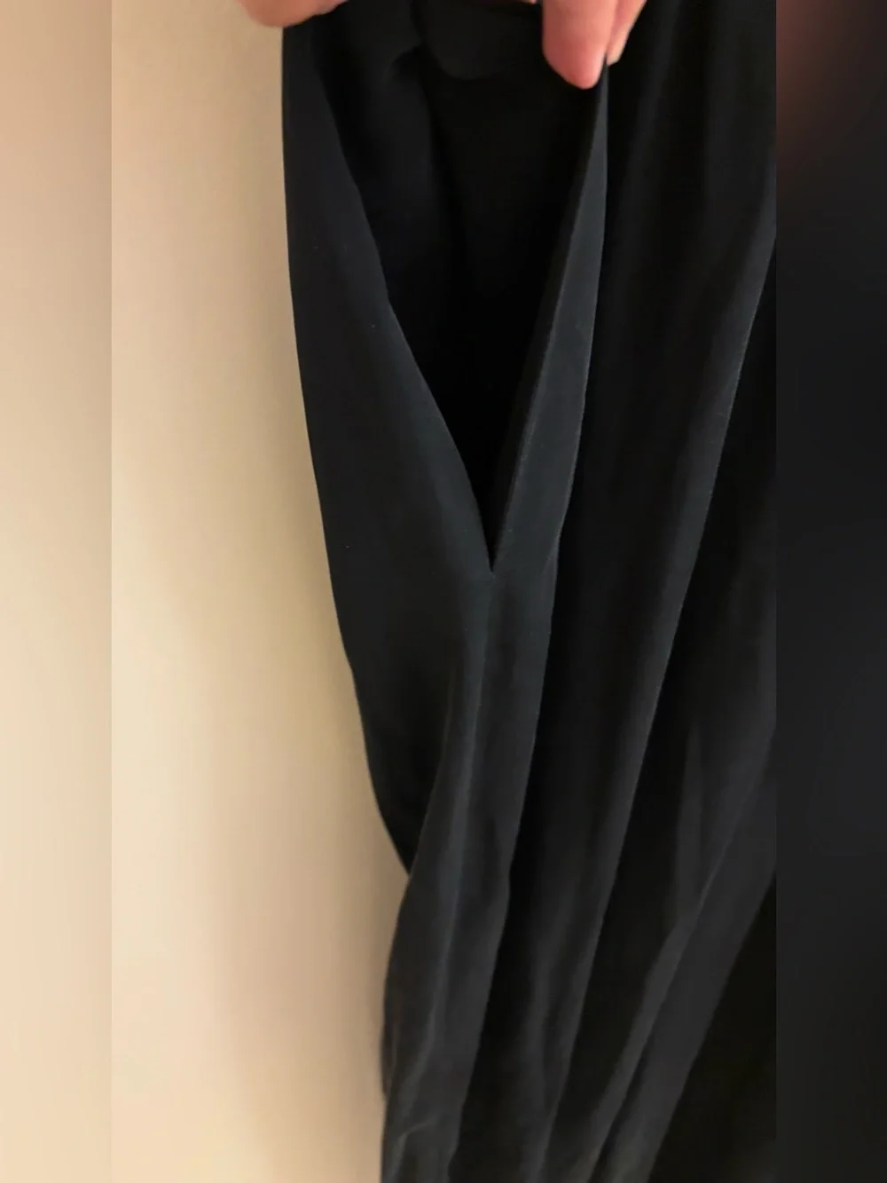 Catherine Malandrino Black 95% Silk Cowl Neck Jumpsuit - Size 14